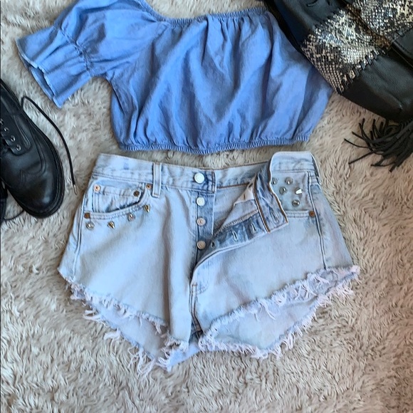 Levi’s 501 embellished shorts - Picture 8 of 8